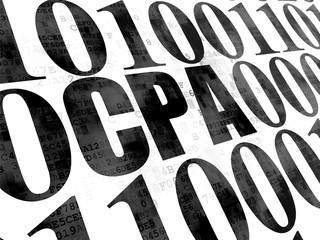 Business concept: CPA on Digital background