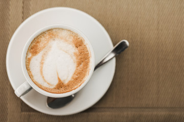 Closeup of aroma coffee