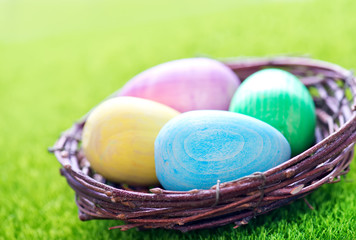 decorative painted Easter eggs