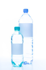 Soda water bottles