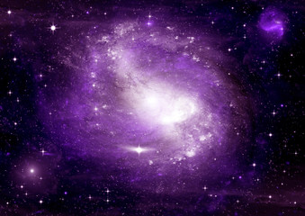 galaxy in a free space