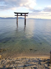 Fototapeta na wymiar Shirahige Shrine／Shiga,Japan