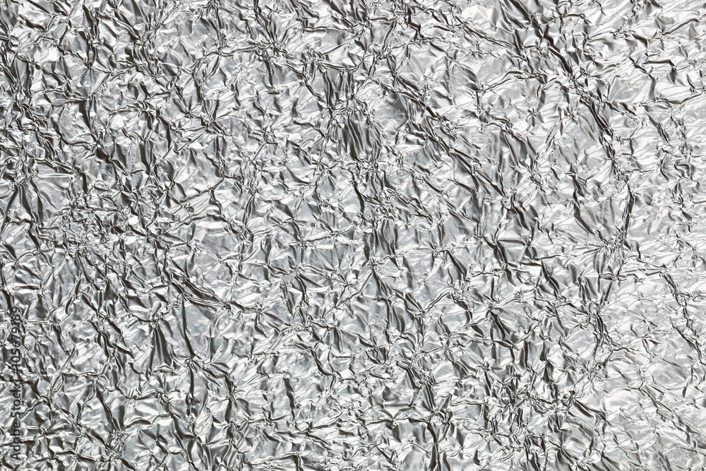Poster tough wrinkled silver for pattern and background