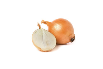 Onion isolated on white