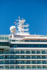 Satellite Equipment Over Balconies