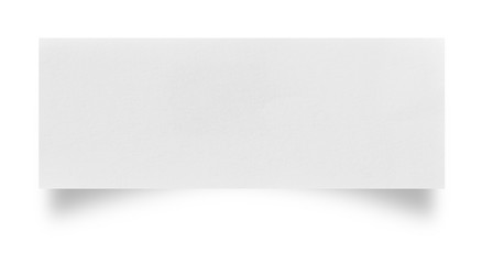 white torn paper isolated over white background with clipping path.