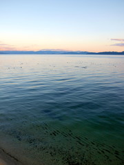 Obraz premium View of Lake Biwa from Shirahige Shrine/Shiga,Japan
