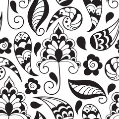 Vector  Seamless Paisley Pattern