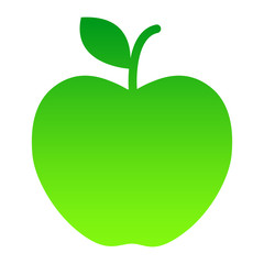 Apple Sillhouette Green
