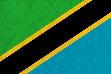 Tanzania  paper  flag