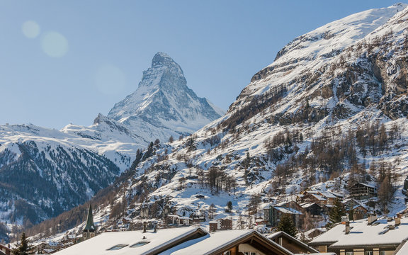Zermatt, Dorf, Bergdorf, Walliser Dorf, Alpen, Schweizer Berge, Walliser Berge, Wintersport, Winterferien, Ferienwohnungen, Winter, Wallis, Schweiz