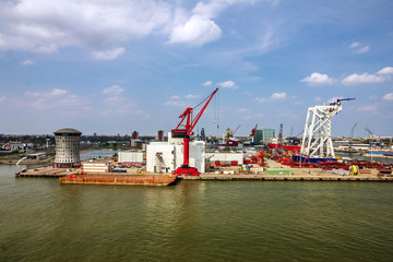 sea port, Rotterdam, container terminal, Netherlands