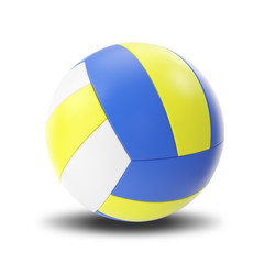 Volleyball ball isolated on white background.