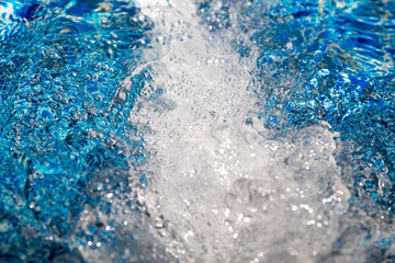 abstract water with bubbles