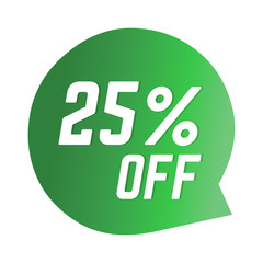 Sale banner discount label design flat vector illustration. 