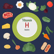 Vektor: Vitamin H
infographic Vitamin H infographic