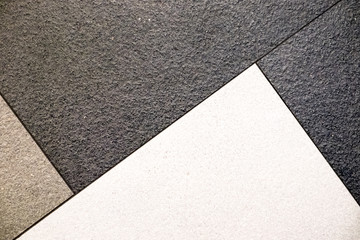 Fototapeta na wymiar black grey white tile abstract pattern background