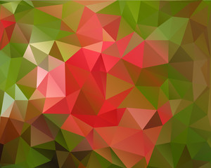 Fototapeta na wymiar Abstract polygonal triangular background, vector