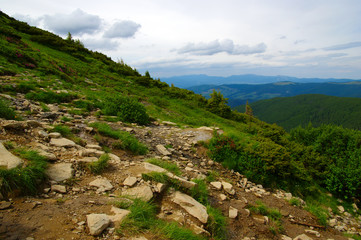 Fototapeta premium Mountain landscape in summer