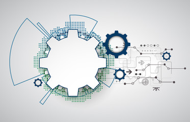 Obraz premium Abstract technology background.