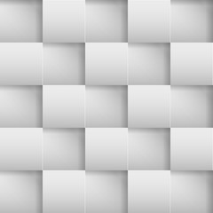 Abstract background paper squares. Vector Illustration