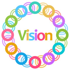 Vision Colorful Rings Circular 