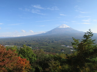 Fototapeta premium Góra Fuji i Jukai widziane z Koyodai