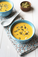 Pumpkin cream-soup