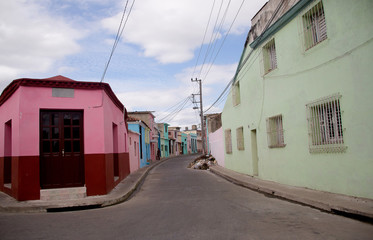 Fototapeta na wymiar Cuba maisons