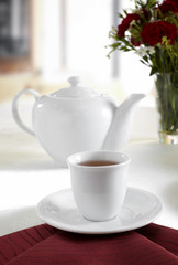 Fototapeta premium Ceramic tableware on the table