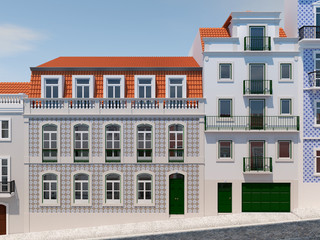 Fototapeta premium Prédios Lisboa 2