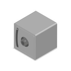 Isolated closed safe.