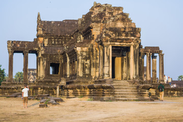 Fototapeta premium Angkor Wat temple in Cambodia.