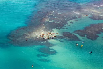 Zelfklevend Fotobehang recifes de corais com atividades aquáticas, em Maceió. © lucasnishimoto