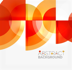 Obraz premium Geometric design abstract background - circles