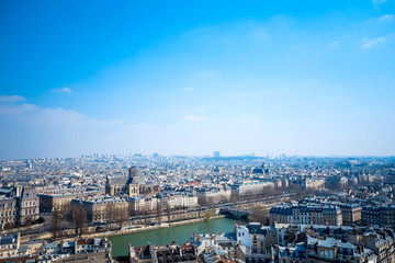 old fashioned paris france - with space for text or image