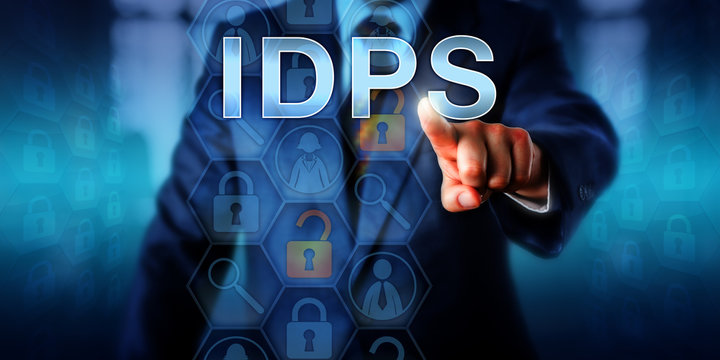 Systems Administrator Pressing IDPS Onscreen
