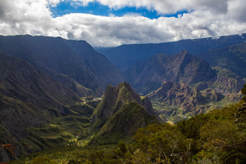Fototapeta premium Au coeur du cirque de Mafate
