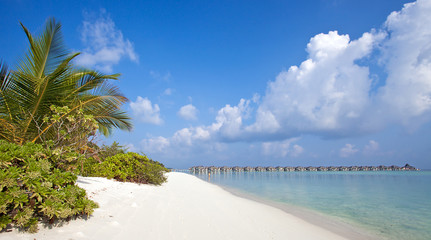 Spiaggia alle Maldive