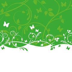 Green Floral Design