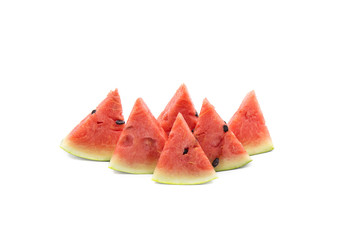 Sliced watermelon