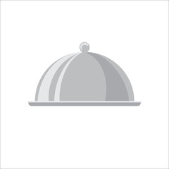 Food tray vector illustration isolated on white