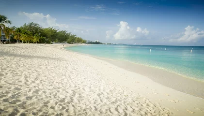Crédence de cuisine en verre imprimé Plage de Seven Mile, Grand Cayman Seven Miles Bean sur l& 39 île de Grand Cayman