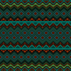 Materiał do szycia Seamless Aztec pattern