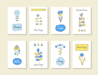 Cute flower cards