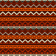 Materiał do szycia Seamless geometrical ethnic pattern