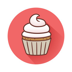 This is an illustration of cake symbol
