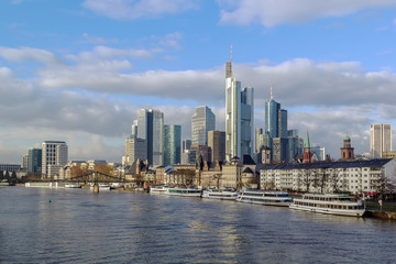 Fototapeta na wymiar view of Frankfurt am Main, Germany