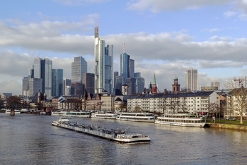 Fototapeta premium view of Frankfurt am Main, Germany
