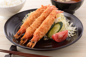 有頭海老　フライ